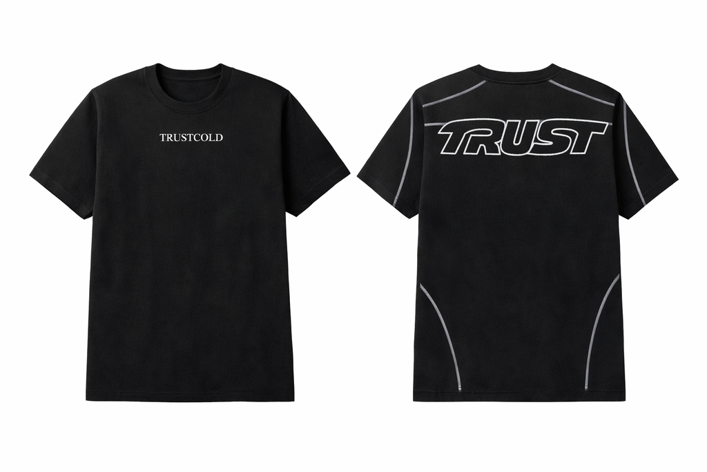 Camiseta negra Trust cold -Trust in you